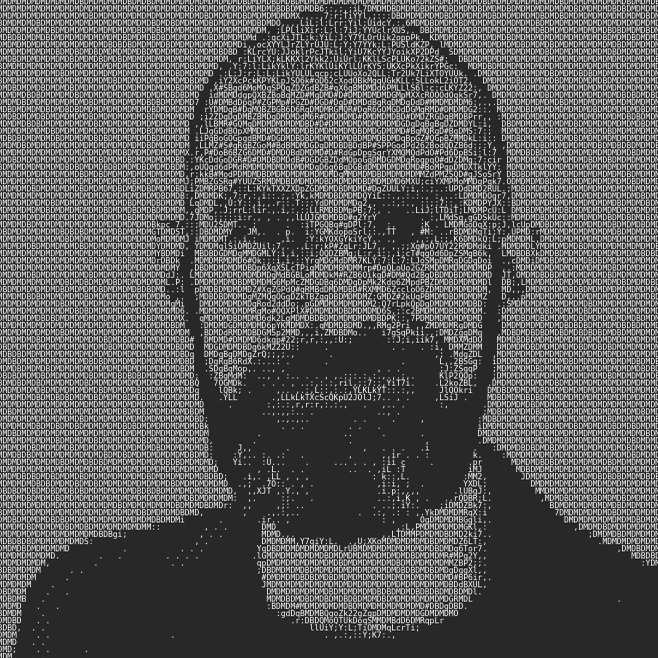 my selfie with dither filter
